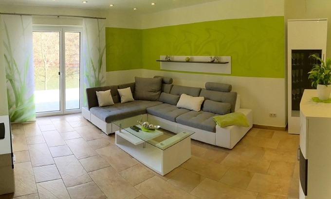 Sangerhausen Apartment | New! Haus am See - Apartment Seeperle - excl. Equipment, 60m² Seeterrasse