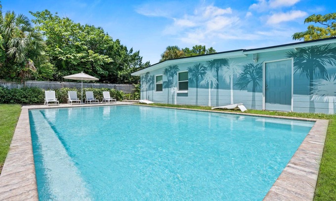 Jacksonville Beach House | NEW! Heated Pool & 8 Blocks to Beach and Pier!
