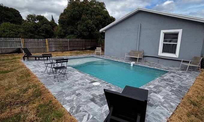 Delray Beach House | NEW! Heated salt water pool.Walking distance to Atlantic Ave