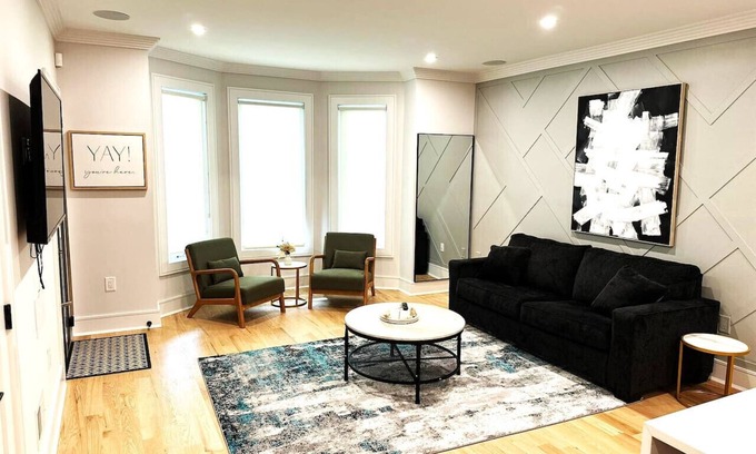 The Heights House | New Home - Huge 2000sqft 3 BR Duplex With Backyard