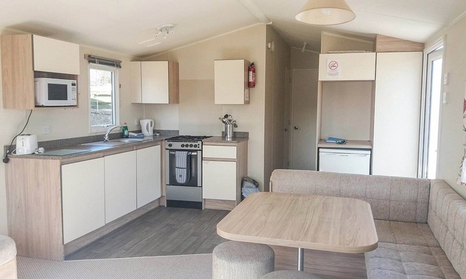 Saint Cyrus House | New in 2017. Comfortable caravan with one double and one twin.