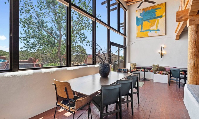 Seton Village House | New Listing! Modern Adobe Masterpiece | Hot Tub | Rooftop Deck