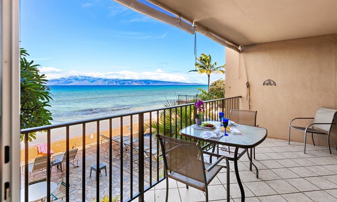 Honokowai Condo | New Listing! Oceanfront 2bd bliss with a view