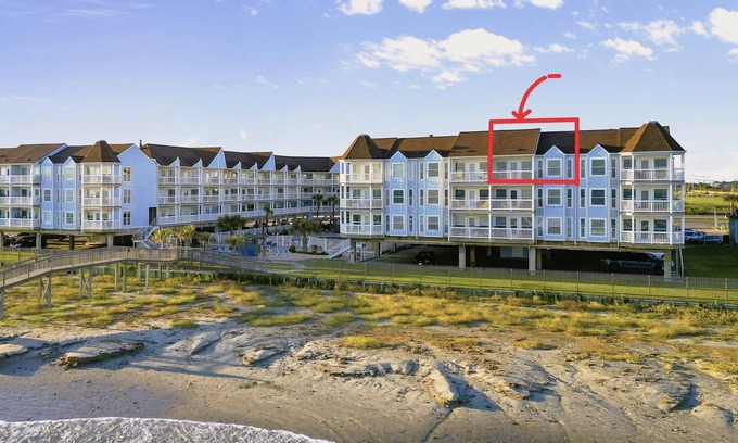 Galveston Condo | New Listing Offer - Oceanfront,Top Floor, 2bd/2bath, Pool & Hot tubs