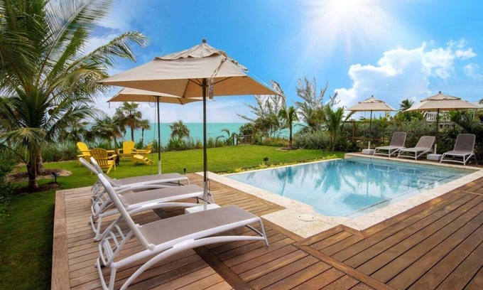 North Palmetto Point House | New Luxury Beachfront Villa w/Private Htd Pool