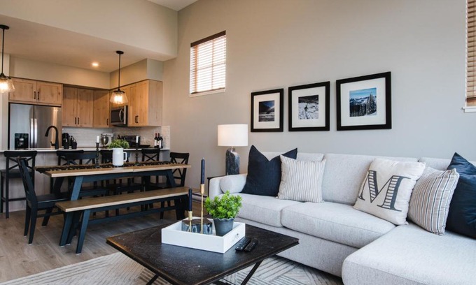 Sun Peaks Apartment | New! Luxury, Top Floor, Ski in/Ski Out, Private Hot Tub and Mountain Views