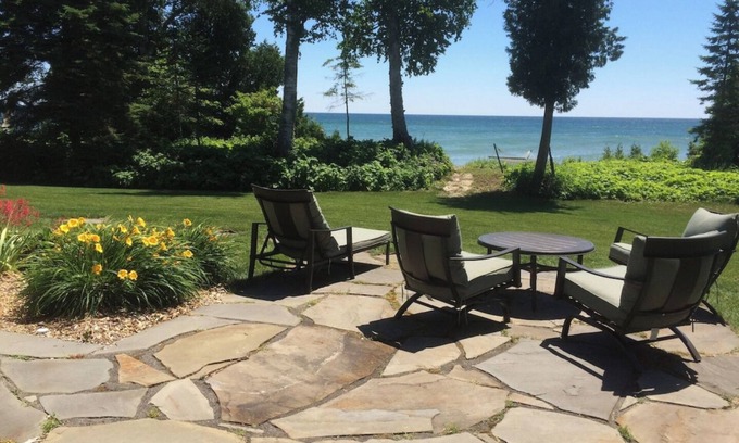 Baileys Harbor House | NEW MILLION DOLLAR PROPERTY, 250' PRIVATE SHORELINE on 3.5 ACRES
