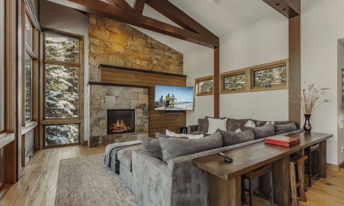 Weisshorn House | New Modern Chalet by InvitedHome | Shuttle to Ski, Lounges, Deck, Firepit, Views