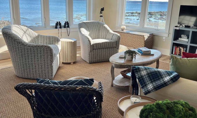 Stockton Springs Cottage | New Oceanfront Cottage, Acadia Camden Belfast Region