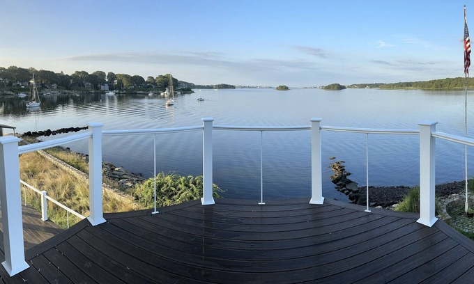 Narragansett House | NEW OCEAN WATERFRONT HOME With Private Dock and Cabin, SPECTACULAR VIEWS!
