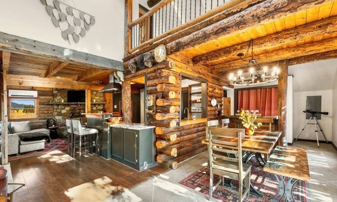 Crested Butte Cabin | NEW Oh-Be-Joyful Ranch! Private cabin w hot tub & huge stone fireplace!