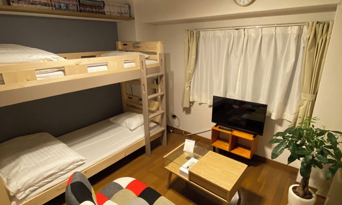 Kajiyacho Apartment | NEW OPEN☆[CAFE KAZE Compact ROOM in Kajiya-cho, the center of Kagoshima ❗️] Ideal for a small number of people ❗️