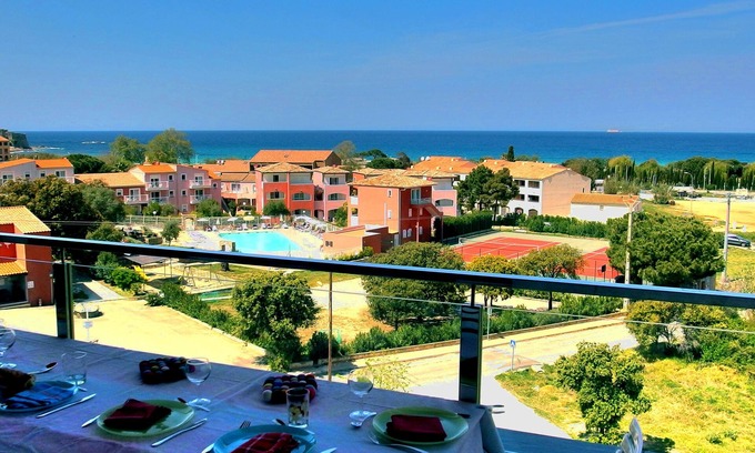Aregno Apartment | NEW: Penthouse with two sun/roof terraces and stunning views