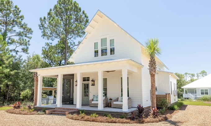 Carrabelle House | New Prof. Designed Coastal Home, 4BR, 2.5 BA