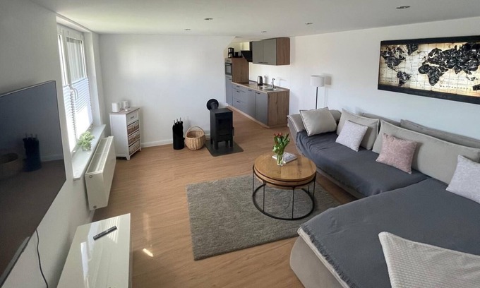 Karow Apartment | NEW renovated vacation apartment in a quiet location (large fenced property)
