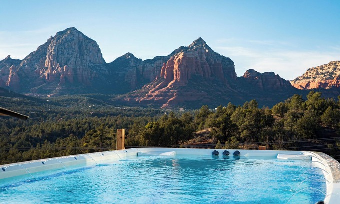 Uptown Sedona House | NEW Sedona Uptown Dream 4BR Wow! Views! Pool & Spa