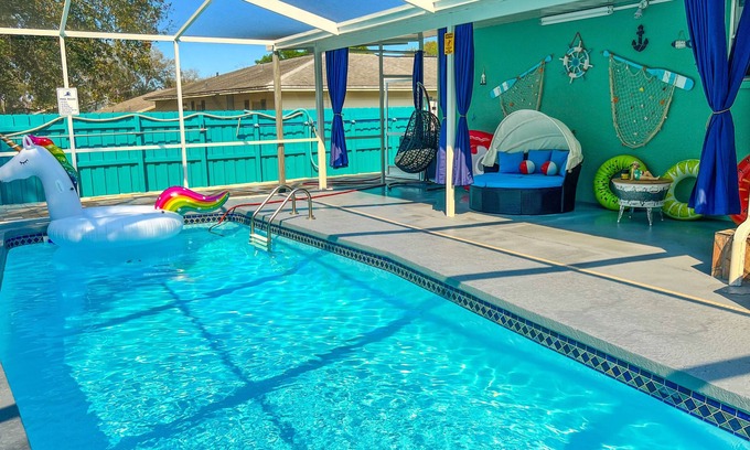 Lakeland House | NEW! Southeastern University Private Oasis w/ heated pool