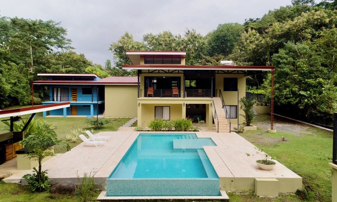 Hatillo House | NEW Spacious luxury home with creek access - WiFi/pool! with WiFi, AC