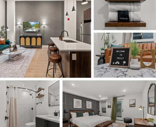 Old City Apartment | New townhouse SLEEP 4 Best Spot-Old City Philly