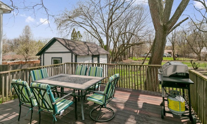 Libertyville House | New updated home w/porch and Fenced yard in DT Libertyville Near Naval Base