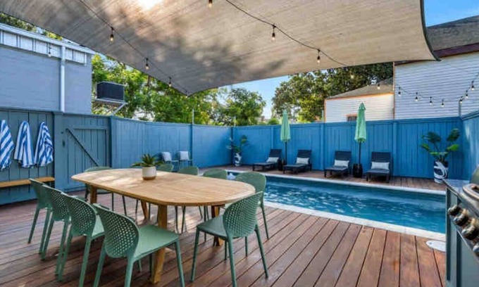Saint Claude House | New! Vibrant Private Home w Pool near French Quarter & Frenchman