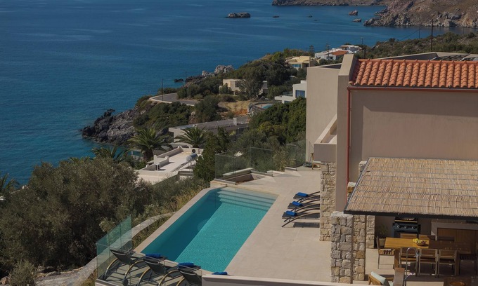 Mariou Villa | [NEW] Villa Meraki, panoramic Seaview w/infinity pool