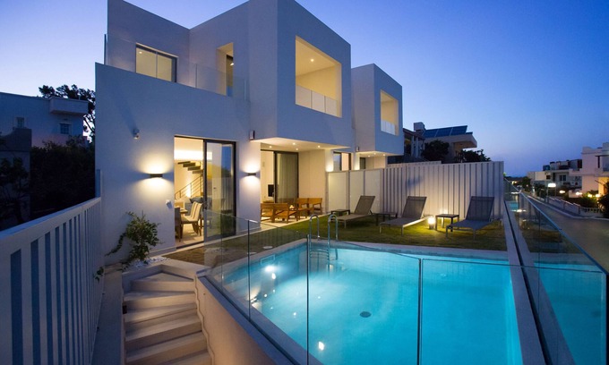 Agia Villa | New VILLA STATHIS, 150 m from Sandy Beach