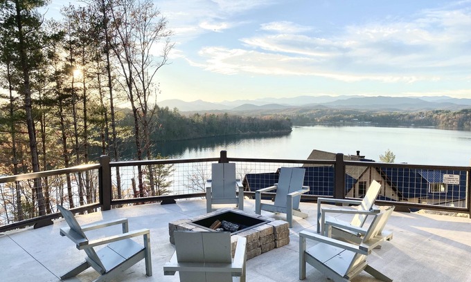 Nebo House | New Waterfront Home - Amazing Views of Lake James and NC Mountains