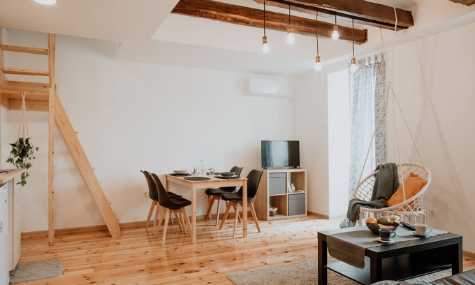 Sofia City Center Apartment | NEW✦ Your BoHo 2-Floor Flat ♥ | Center | 2BR+AC+TV+Ktcn