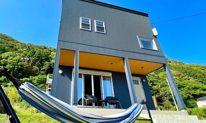 Kominato Onsen House | Newly built A whole cottage with a view of the ocean/Kamogawa Chiba