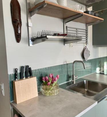 Blockhusudden Apartment | Newly built bright apartment, close to everything If you want to visit Stockholm, you will find the perfect accommodation here! Ferry line 80 makes it very convenient and easy to get to the city center