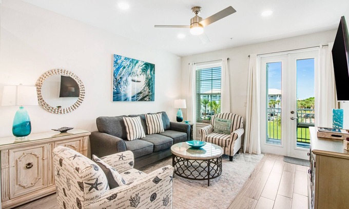 Gulf Place Condo | Newly built condo with WiFi, shared pools, hot tub, & private beach access