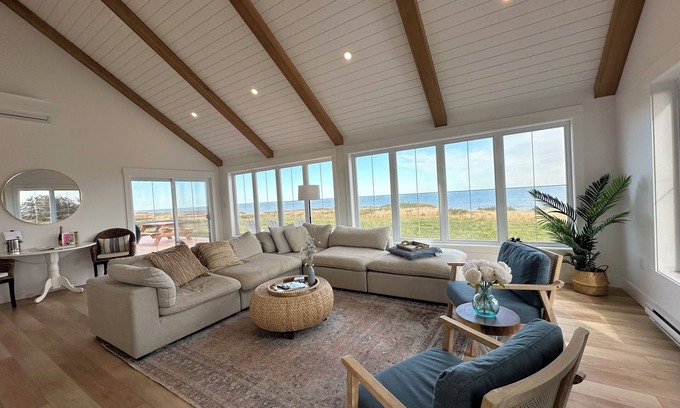 French River Cottage | Newly Built Ocean Front Cottage With Private Access To Small North Shore Beach