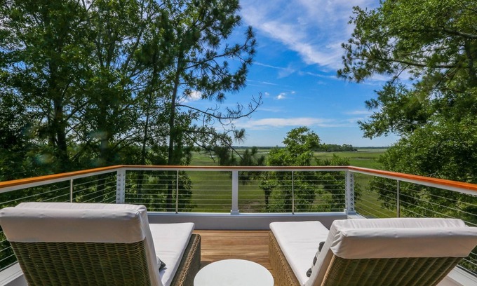 Vanderhorst Plantation House | Newly Constructed, Custom Built Home w/Mesmerizing Marsh Views, 2 Master Suites & Outdoor Spaces