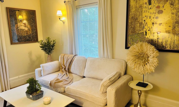 West Orange House | Newly furnished 1-bedroom apartment within a historic estate