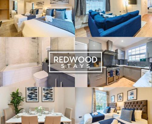 Rushmoor District Apartment | Newly Refurbished Spacious Serviced Apartment for Contractors and Families, FREE WiFi & Netflix by REDWOOD STAYS