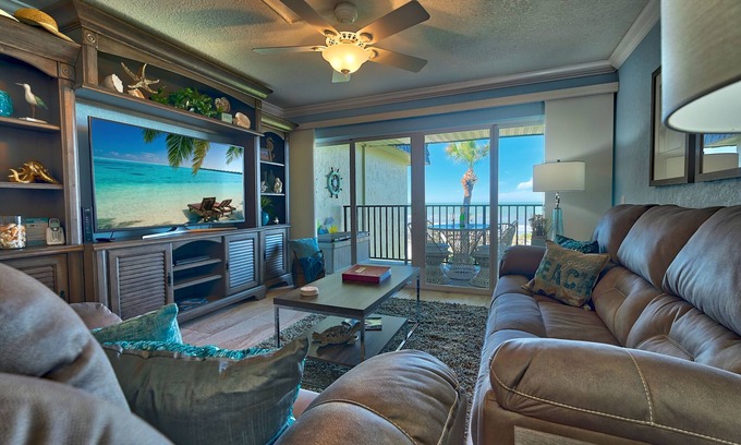 Indian Rocks Beach Condo | Newly Remodeled Beautiful Beachfront direct view of the Gulf and a heated pool.