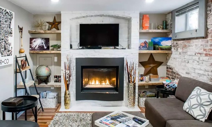 Cheesman Park Apartment | Newly remodeled garden-level suite near downtown in Cheesman Park neighborhood.
