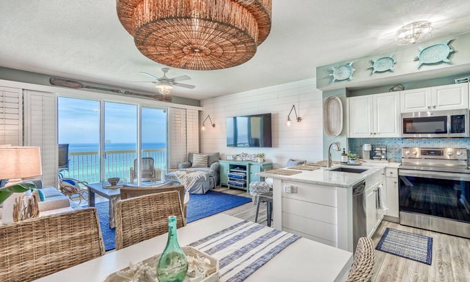 Miramar Beach Condo | Newly Renovated! Gulf Front! Pier Park! 30A! West End! FREE Beach Service! NICE!