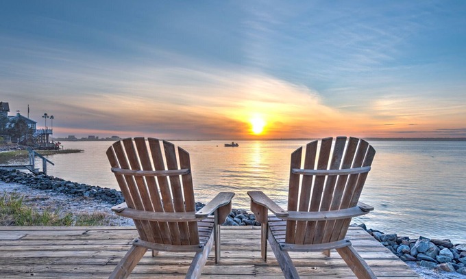 Westhampton Beach House | Newly renovated waterfront bungalow w/king bed, kitchen, sunroom, deck,.