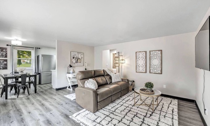 Green Bay Apartment | Newly Renovated, Boho-Chic Suite