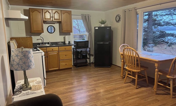 Harrington Cabin | Newly renovated Chickadee cabin on Harrington River, sleeps 4.nPet friendly