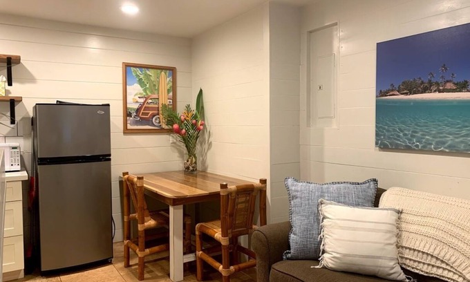 Laie Apartment | Newly renovated one-bedroom with A/C, Steps to Hukilau Beach, 30 Day