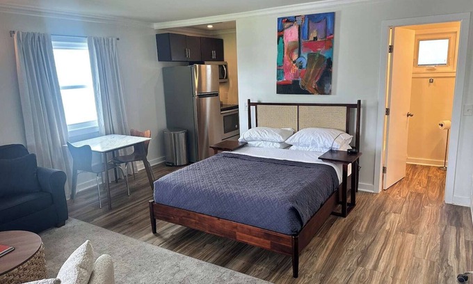 Melrose Apartment | Newly renovated studio! Our 'bnb used to be a 50's motel that was converted to condos