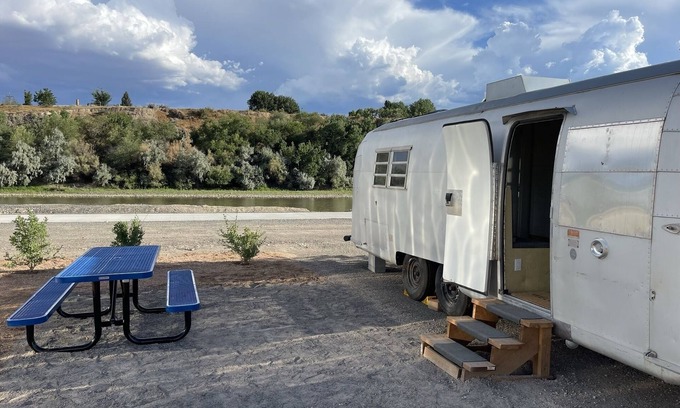 Grand Junction House | Newly updated Airstream with modern amenities on the bank of the Colorado River.