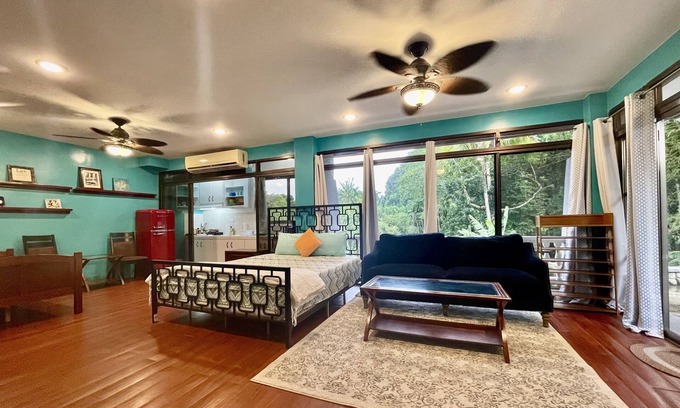 Koror Cabin | Ngermid Oasis - Large Studio With Kitchen & Scenic Views