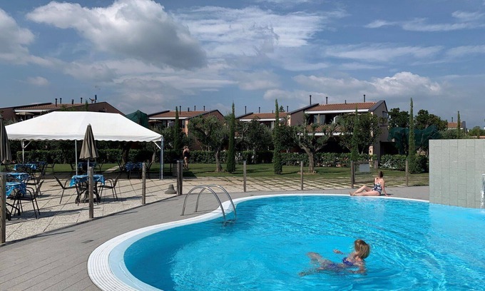 Moniga del Garda Apartment | Nice apartment for 2 people with pool, WIFI, A/C, TV, balcony and pets allowed