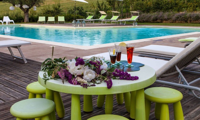 Fossombrone Other | Nice apartment for 3 guests with pool, A/C, WIFI, TV, pets allowed and parking