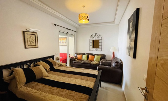 Lamharza Essahel Apartment | Nice Apartment Family Vacation! (Pool + Direct Beach Access)