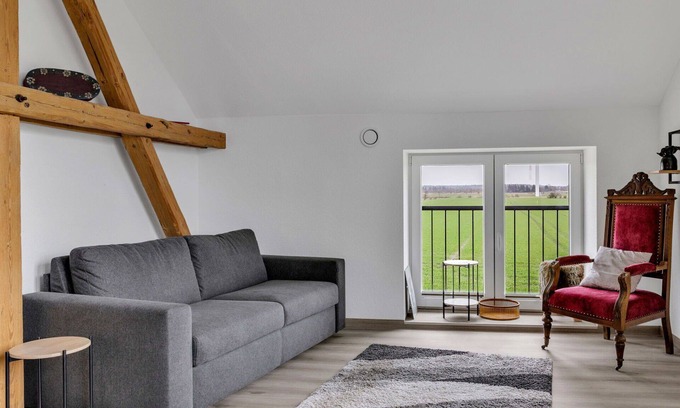 Bramstedtlund Apartment | Nice apartment for 10 people with WIFI, TV, terrace, pets allowed, panoramic view and parking